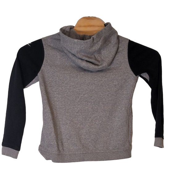 Nike Hooded Sweatshirt with Graphics Gray Black Hoodie‎ Size Youth Large - Picture 2 of 7